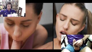 Hawt Golden-Haired Sucks Large Futaba Wang - Reaction