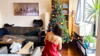 Being a worthy gal and preparing for festivities in underware