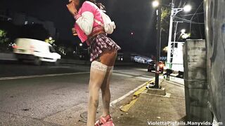 Girl shemale in Mexico town, Violetta Pigtails