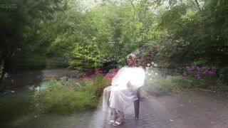 Morning Procedures - bathing in sheer underware and painful anal stretching