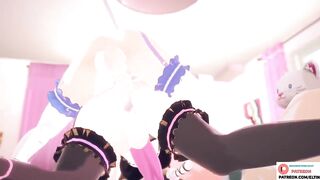 Cute Futanari Cat Gals Hard Anal Drilled And Getting Creampie - Futanari Fur Anime Animation 4k