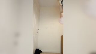 Cheerful oiled wench