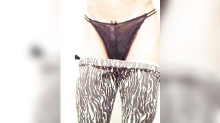 Youthful femboy showing off.