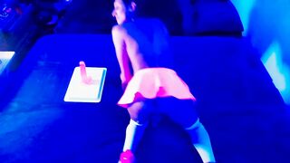 Tiny Tgirl Princess Natasha Rotten Playing With Her Toys