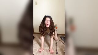 Sissy Has 1St Mindmelting Anal Climax Riding BBC Sex-Toy