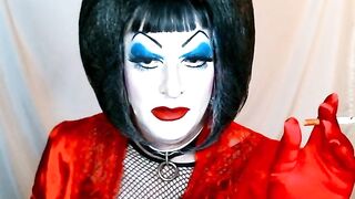Enormous Makeup Sissy Sub Smokes during the time that talking obscene on livecam