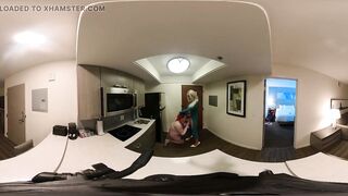Trans Woman Gives Crossdresser Fellatio in Kitchen VR