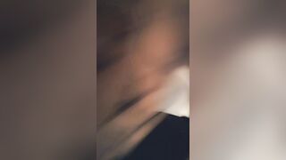 CUM OVERSPREAD GOLDEN-HAIRED PLAYS WITH PURPLE SEX-TOY