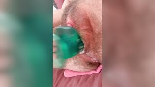 Soaked Snatch Pumping with Sex-Toy PussyBoy96