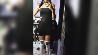 taut mini ebony suit