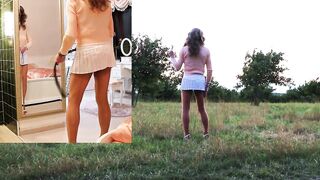 Sexy Summer Day - stroking, flogging, biking, ejaculation