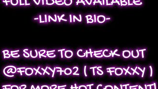 TS Foxxys Feet Made Me Cum