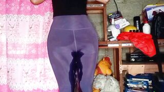 Rewetting My Panties During Dance Exercise