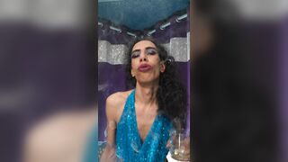 Hot hawt trans hotty smokin' a joint and getting concupiscent