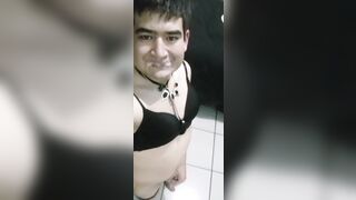 cum in throat for a trans, playing with cum and gulp