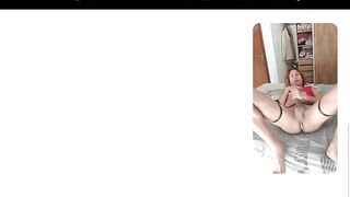 lady in red on cam show to cum