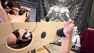 (FULL MOVIE SCENE) Cute T Male gets feet tickled and vibed to Climax