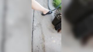 Void Urine and tugjob from an Argentinian Tranny