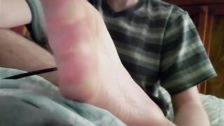Sucking my toes (7 minute reupload)