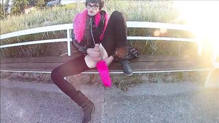 Outdoor Tugjob with Tailplug