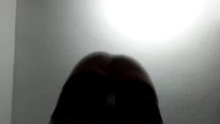 POV: Trans gal in ass shorts does Squats over your face