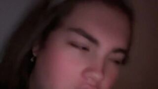 TRANS HOTTY IN TIGHTS AND WATCH-THROUGHOUT SHIRT TALKS INDECENT AND SHAKES HER BOOTY????