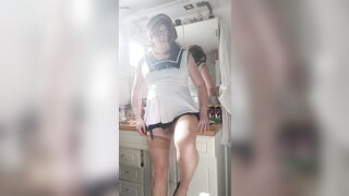 Patty crossdresser schoolgirl