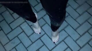 stripper high heels - public crossdressing