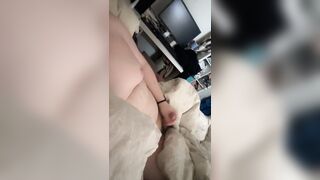 OMG PRETTY TRANS HOTTY WAKES UP WITH MORNING WOOD!!! GET TO SEE;)