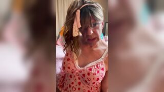 Mom T-Girl Rileydix being Wicked for her Stepson