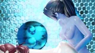 Overwatch Shemale Hentai Shower Trio CG Porn Animation