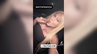 Large breasts smokin'