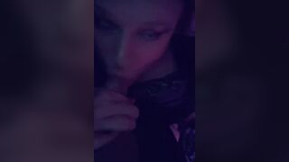 Sexy Trans Dominatrix-Bitch Self Sucks during the time that excited