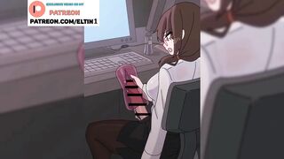 Cute Shemale Hentai Angel Sexy Jerking In Office - Hottest Shemale Hentai Toon 4k 60fps