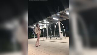 UK sissy stroking in public