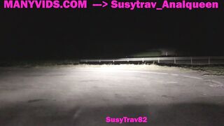 my 1st outdoor streaptease full undressed on public street