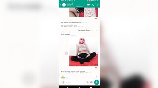 Linda trans , vecina le gusta en cuatro