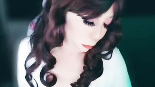 Oriental trans in hawt swimsuit expecting to be group sex