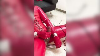 Sissy Glovecum Cumpilation 1 - thirty leather cumshots with fetish gloves