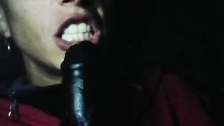 I need to suck a real schlong. "Dong fi a vibrate down mi mouth mek it choke mi". I'm so turned on.