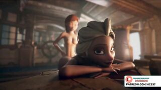 ELSA HARD ANAL DRILLED BY SHEMALE HENTAI ANNA AND GETTING CREAMPIE IN THE ABODE - FROZEN MANGA ANIMATION