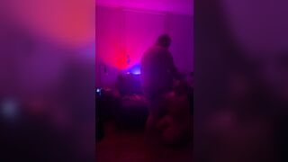 I drilled her face with a 9” belt