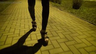 feet so hawt - public crossdressing