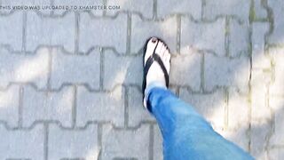 a hot walk around the estate