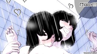 LewdVerse - Stay Over Route B (SHEMALE HENTAI ROOMMATE SHOWER SEX)
