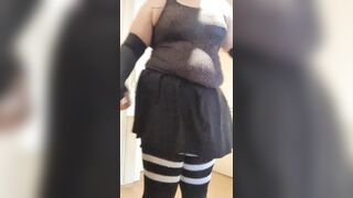 Obese Sissy Got A Fresh Outfit