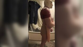 Silicone doll gets willing for a night at masters place