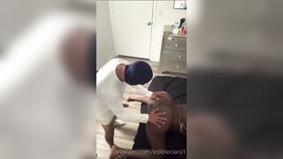 Hung Black T-Girl Playgirl C1ara Gets Sucked & Banged