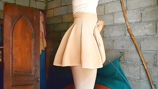 I Indeed couldn't hold it anymore so I Already peed here in the room