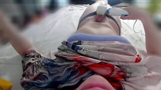 [FPOV] eighteen-Year-Old Trans Woman Reaches Orgasm with Her Magic Wand